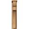 Ekena Millwork Yorktown Smooth Corbel w/Backplate, Western Red Cedar, 5 1/2"W x 14"D x 30"H COR06X14X30YOR01SWR - alternate 2